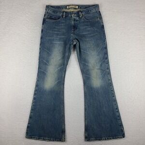 VTG EXPRESS Jeans Womens 32x30 Blue Precision Fit 76 Homestead Bark Lenny Denim